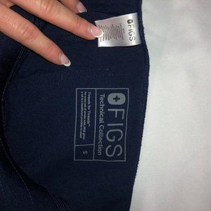 NAVY BLUE FIGS SCRUB JOGGER PANTS